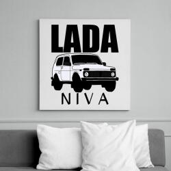 printfashion Lada niva - Vászonkép - Fehér (6638530)