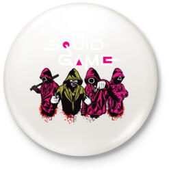 printfashion Sguid game - Nyerd meg az életed N9 - Kitűző, hűtőmágnes - Fehér (5541540)