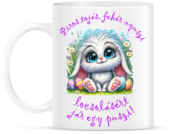 printfashion Locsolkodós póló Húsvétra - Bögre - Fehér (15787489)