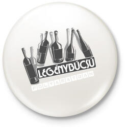 printfashion üveges legénybúcsú fehér - Kitűző, hűtőmágnes - Fehér (6846530)