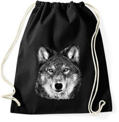 printfashion Farkas (fekete-fehér újság) - Sportzsák, Tornazsák - Fekete (14448082)