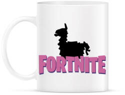 printfashion Fortnite Lama - Bögre - Fehér (979540)