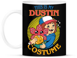 printfashion Dustin costume - Bögre - Fekete (14533683)