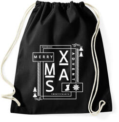 printfashion Merry Xmas - Sportzsák, Tornazsák - Fekete (14911340)