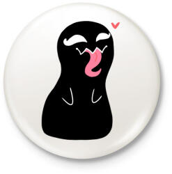 printfashion Venom - Kitűző, hűtőmágnes - Fehér (3079501)