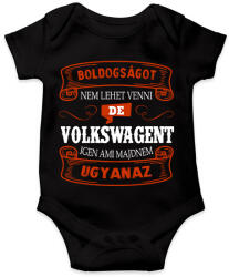 printfashion Boldogságot nem lehet venni de volkswagent igen - Baba Body - Fekete (16276329)