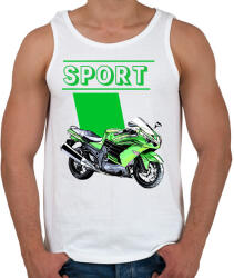 printfashion Sportmotor - Férfi atléta - Fehér (1858520)