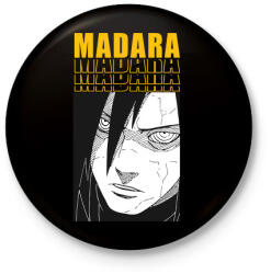 printfashion Madara - Kitűző, hűtőmágnes - Fekete (5092732)