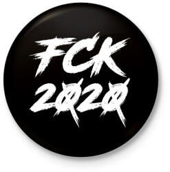 printfashion FCK 2020 - Kitűző, hűtőmágnes - Fekete (3706020)