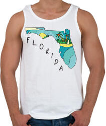 printfashion Florida - Férfi atléta - Fehér (7647009)