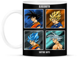 printfashion Kakaroto - Bögre - Fekete (7011251)