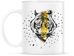 printfashion Arany tigris - Bögre - Fehér (4792480)