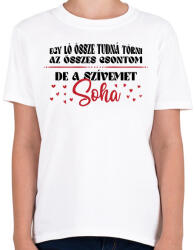 printfashion A szívemet soha nem töri össze - Gyerek póló - Fehér (12718228)