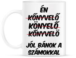 printfashion Jól bánok a számokkal - Bögre - Fehér (12565615)