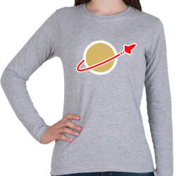 printfashion LEGO Space - Női hosszú ujjú póló - Sport szürke (1149664)