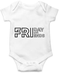 printfashion Friday with Friends - Black - Baba Body - Fehér (7080391)