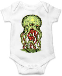 printfashion Alien támadás - Baba Body - Fehér (1332478)