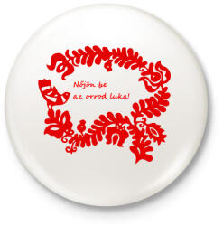 printfashion Szelíd szitkok - nőjön be az orrod luka - Kitűző, hűtőmágnes - Fehér (15200624)