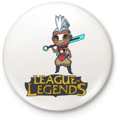 printfashion LOL Ekko - Kitűző, hűtőmágnes - Fehér (3081741)