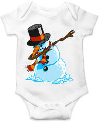 printfashion Dabbing hóember - Baba Body - Fehér (1332024)