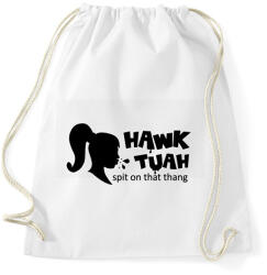 printfashion Hawk Tuah - Black - Sportzsák, Tornazsák - Fehér (16771083)