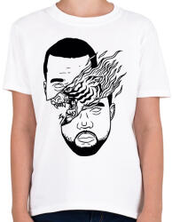 printfashion Kanye West - Gyerek póló - Fehér (2590659)
