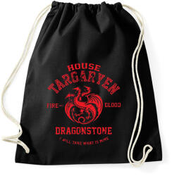 printfashion House Targaryen - Sportzsák, Tornazsák - Fekete (16504035)