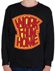 printfashion Home office - Gyerek pulóver - Fekete (3113344)