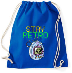 printfashion Stay retro Tamagochi - Sportzsák, Tornazsák - Bright royal (11446339)
