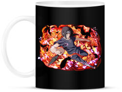 printfashion Itachi Uchiha attack - Bögre - Fekete (7211651)