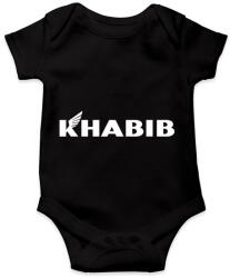 printfashion Khabib Nurmagomedov logo - Baba Body - Fekete (3562005)