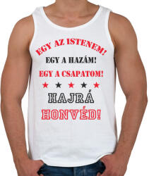 printfashion Honvéd4 - Férfi atléta - Fehér (2815871)