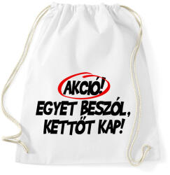 printfashion Akció! - Sportzsák, Tornazsák - Fehér (2156214)