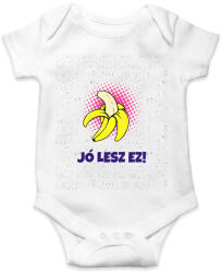 printfashion Orális banán - Baba Body - Fehér (11586550)