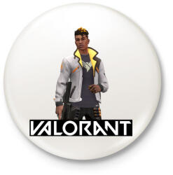 printfashion Valorant Phoenix - Kitűző, hűtőmágnes - Fehér (3088556)