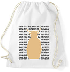 printfashion Sweet Tooth - Szöveges - Sportzsák, Tornazsák - Fehér (6573755)