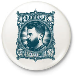 printfashion Nagymenők barber shop - Kitűző, hűtőmágnes - Fehér (3087521)