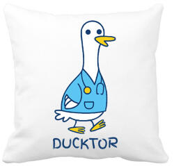 printfashion Ducktor - Párnahuzat, Díszpárnahuzat - Fehér (12478972)