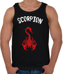 printfashion red scorpion - Férfi atléta - Fekete (1768587)