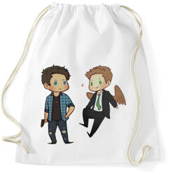 printfashion Destiel // Deancas - Sportzsák, Tornazsák - Fehér (2543508)