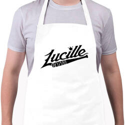 printfashion Walking Dead - Lucille - Kötény - Fehér (4901469)
