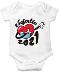 printfashion Valentin nap 2021 - Baba Body - Fehér (4376836)