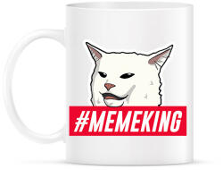 printfashion Meme King - Bögre - Fehér (1775828)