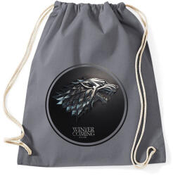printfashion Trónok harca: Stark ház - Sportzsák, Tornazsák - Grafitszürke (314411)