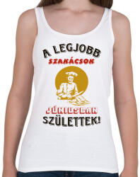 printfashion Szakács szülinapja június - Női atléta - Fehér (5738001)