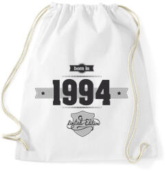 printfashion born-in-1994-(dark&lightgrey) - Sportzsák, Tornazsák - Fehér (475032)