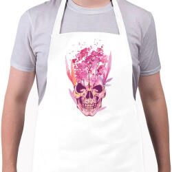 printfashion Tavaszi koponya - Kötény - Fehér (4906166)