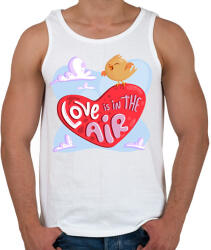 printfashion Love is in the air - Férfi atléta - Fehér (6059540)
