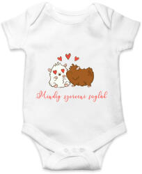 printfashion Tengerimalac szerelem - Baba Body - Fehér (14485272)