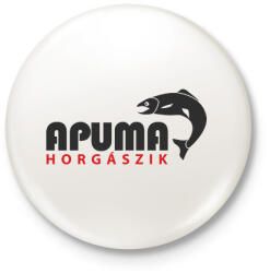 printfashion aPUMA horgászik - Kitűző, hűtőmágnes - Fehér (6282926)